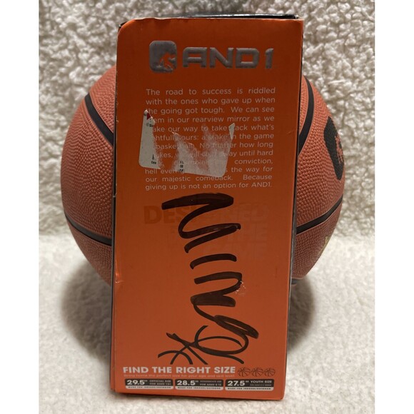 AND1 Xcelerate Rubber Basketball Fantom Official Streetball Size 29.5” Brand New - Picture 5 of 5